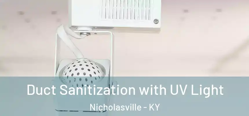 Duct Sanitization with UV Light Nicholasville - KY